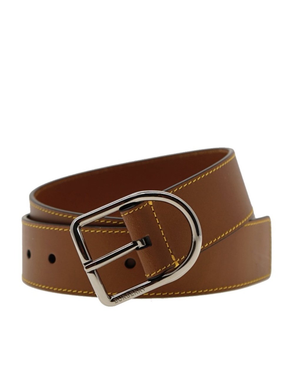 Burberry Men Belt Jack Bridle Tan Leather Size 32 / 90cm New